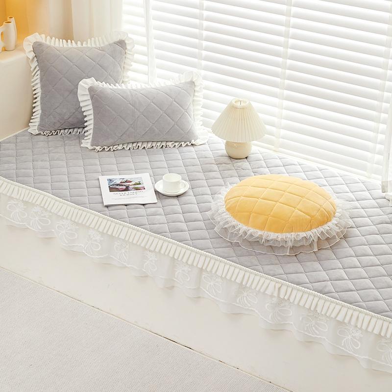 Princess Style Window Cushion Ledge Cushion Four Seasons Universal Bedroom Balcony Cushions Blanket Cushion
