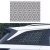 Universal 75X50cm Hexagon Geometric Mesh Pattern Vinyl Sticker For Window Car Accessories Self-Adhesive Side Window Sun Shade