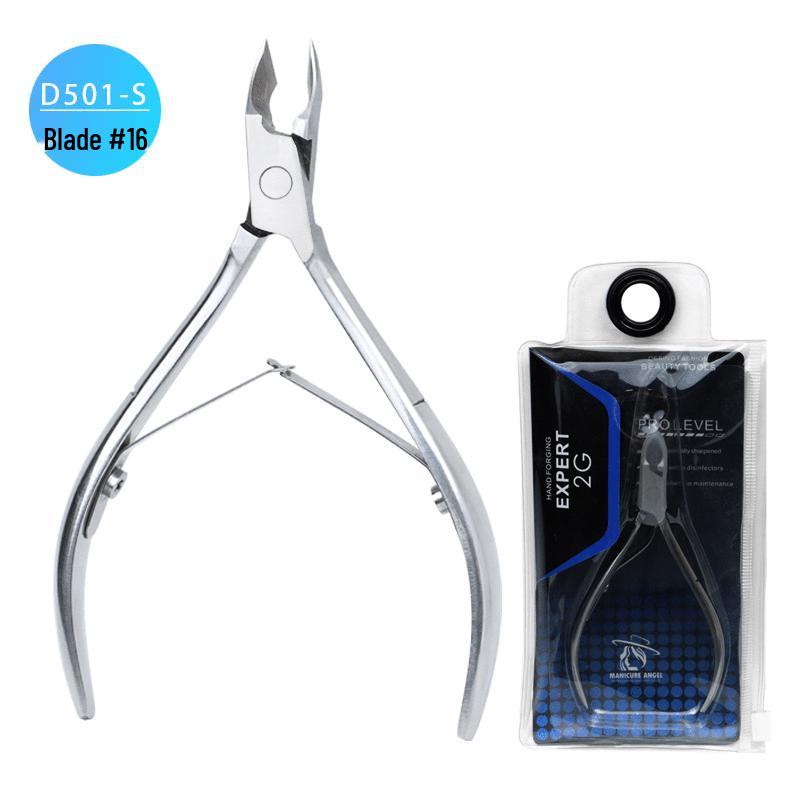 Stainless Steel D501 Professional Cuticle Nipper and Scissors for Manicure and Pedicure