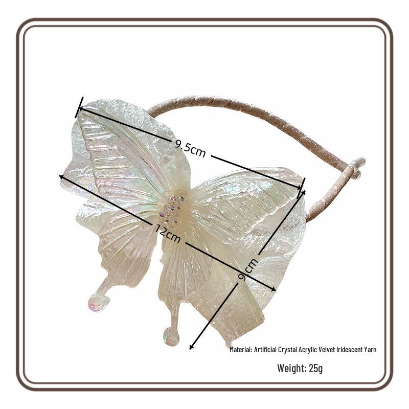Korean Children's Fairy Butterfly Princess Hair Clip & Headband Set, 2024