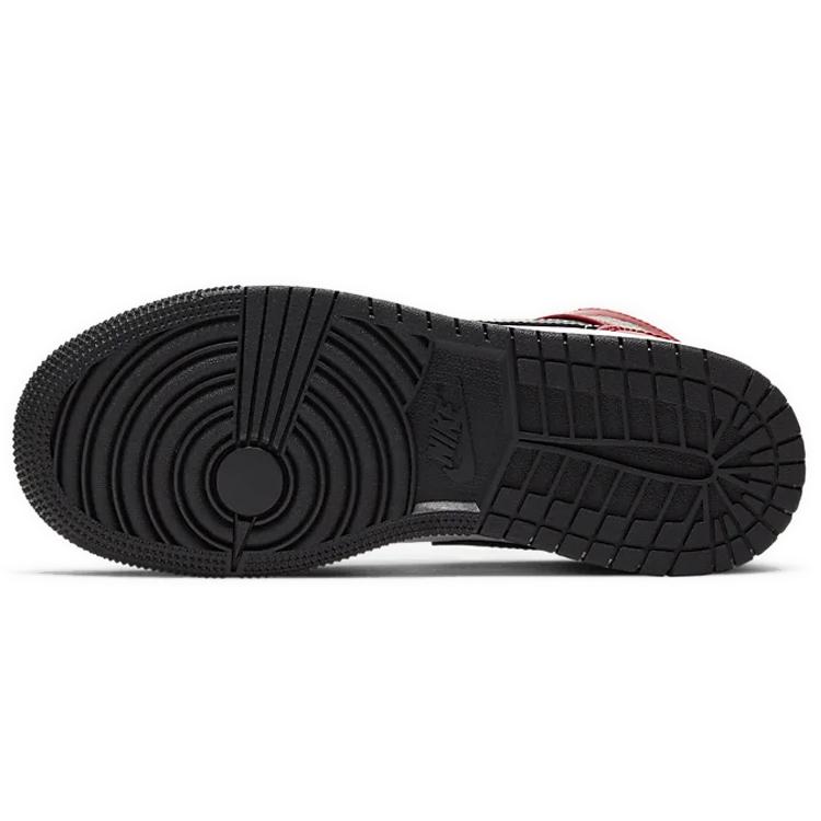 Jordan Dziecięce sneakersy Air Jordan 1 Mid "Chicago Black Toe" 554725-069