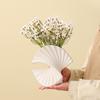 Nordic Ceramic Vase Decorative Ornament, High-end Dining Table Decoration, Living Room Vase, White Flower Vase