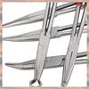 2025 Trend 5PCS Long Needle Nose Pliers Set 25/45/90-Degree Angle, Straight,Curved Pliers,O-Shape Clamp Long Nose Pliers