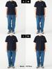 Beams S/S TEE BMS Logo Basic T-Shirt Navy Large 11041321803