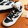 Anta Zero Feel Fashion Trend Non-Slip Wear-Resistant High-Top Skate Shoes Men Sneakers Black White 912448083-6