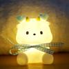 1PC Blue LED Cartoon Dragon Night Lamp – Fun Bedside Light for Kids, Bedroom, Holidays & Friend Gifts