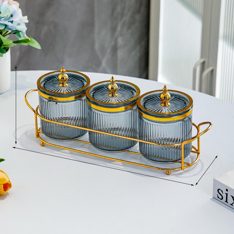 Transparent Food-Grade Plastic Storage Jars for Grains, Snacks, and Dried Goods