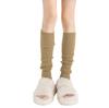 Women's Leg Warmer Fuzzy Knitted Leg Sleeve Winter Students Girls JK Foot Cover
