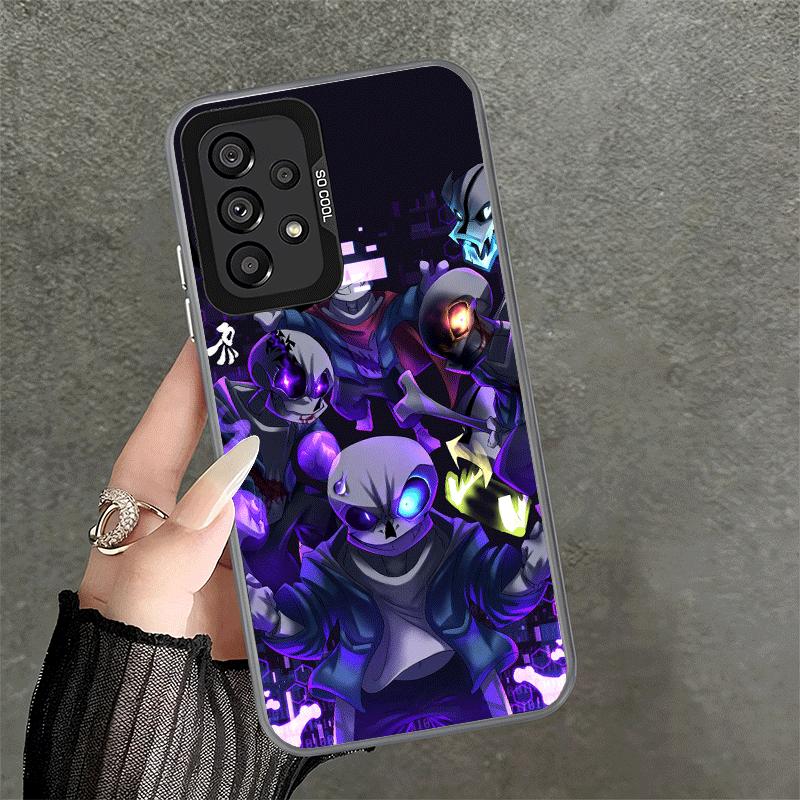 U-Undertale S-Sans Shockproof Phone Case for Samsung A17 A16 A15 A14 A37 A57 A36 A56 A26 A35 A55 A25 A34 A54 A24 A13 A23 A33 A53