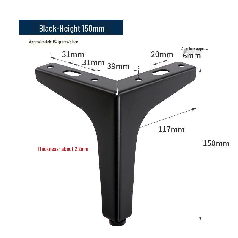 European Light Luxury Metal Furniture Legs - Iron Cabinet and Sofa Feet