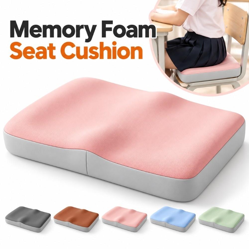 Slow Rebound Seat Cushion Memory Foam Chair Pad Durable Chair Cushion  Office