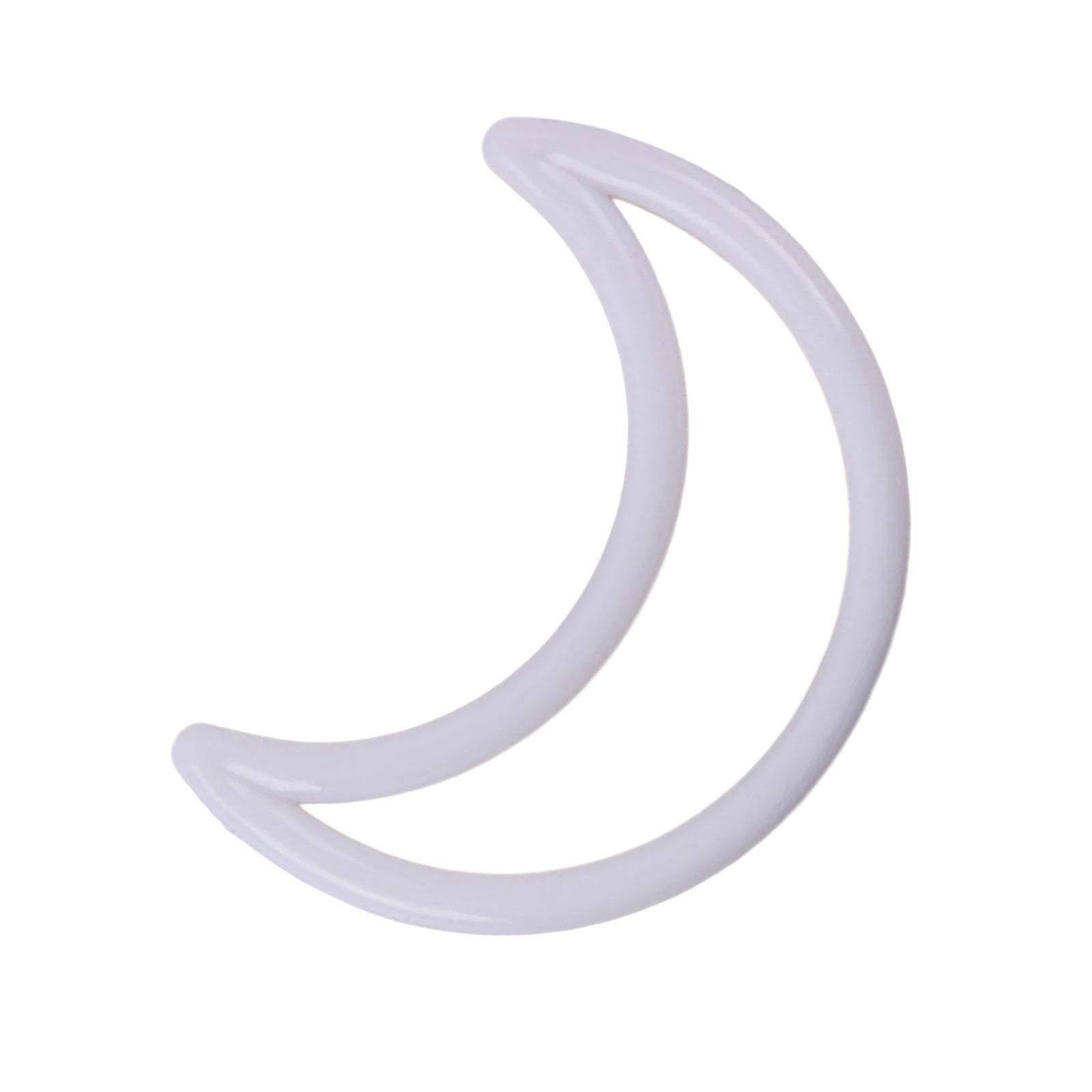 

Ловец снов DIY Товары для рукоделия Белая пластиковая луна для художественных проектов ручной работы Легкий и настраиваемый Разные размеры