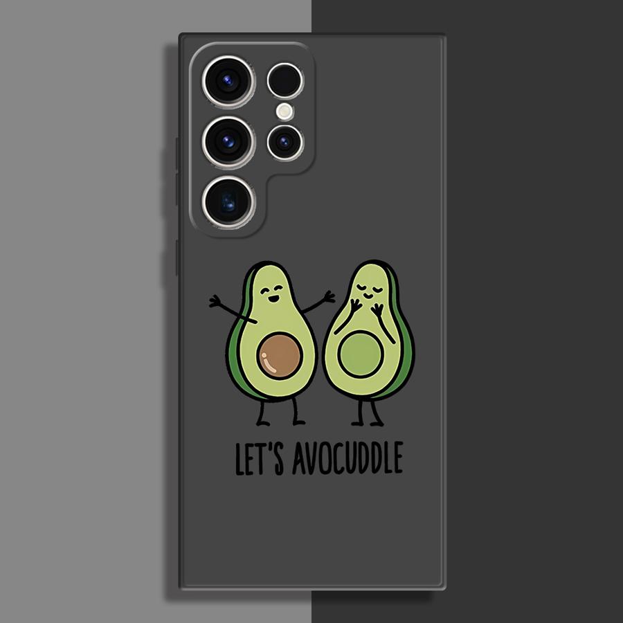 Unique Avocado Phone Case for Samsung Galaxy S25 S24 23 S22 Plus S21 S20 Ultra S20 S24 S23 S21 FE Cover