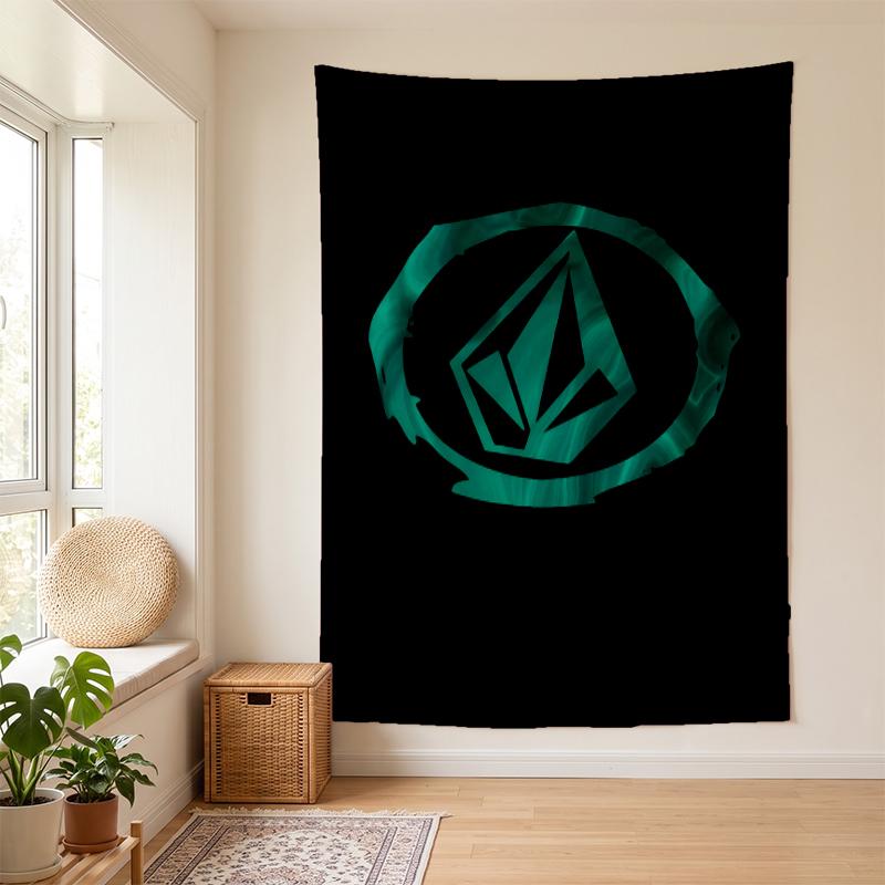 V-VOLCOM (1) Wall Tapestry Stylish Wall Hanging for Bedroom Living Room Dorm Nice Present for Family and Friends