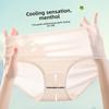 Female Summer Antibacterial Extension of Crotches Sweat Absorption Breathable Waist Triangle Briefs