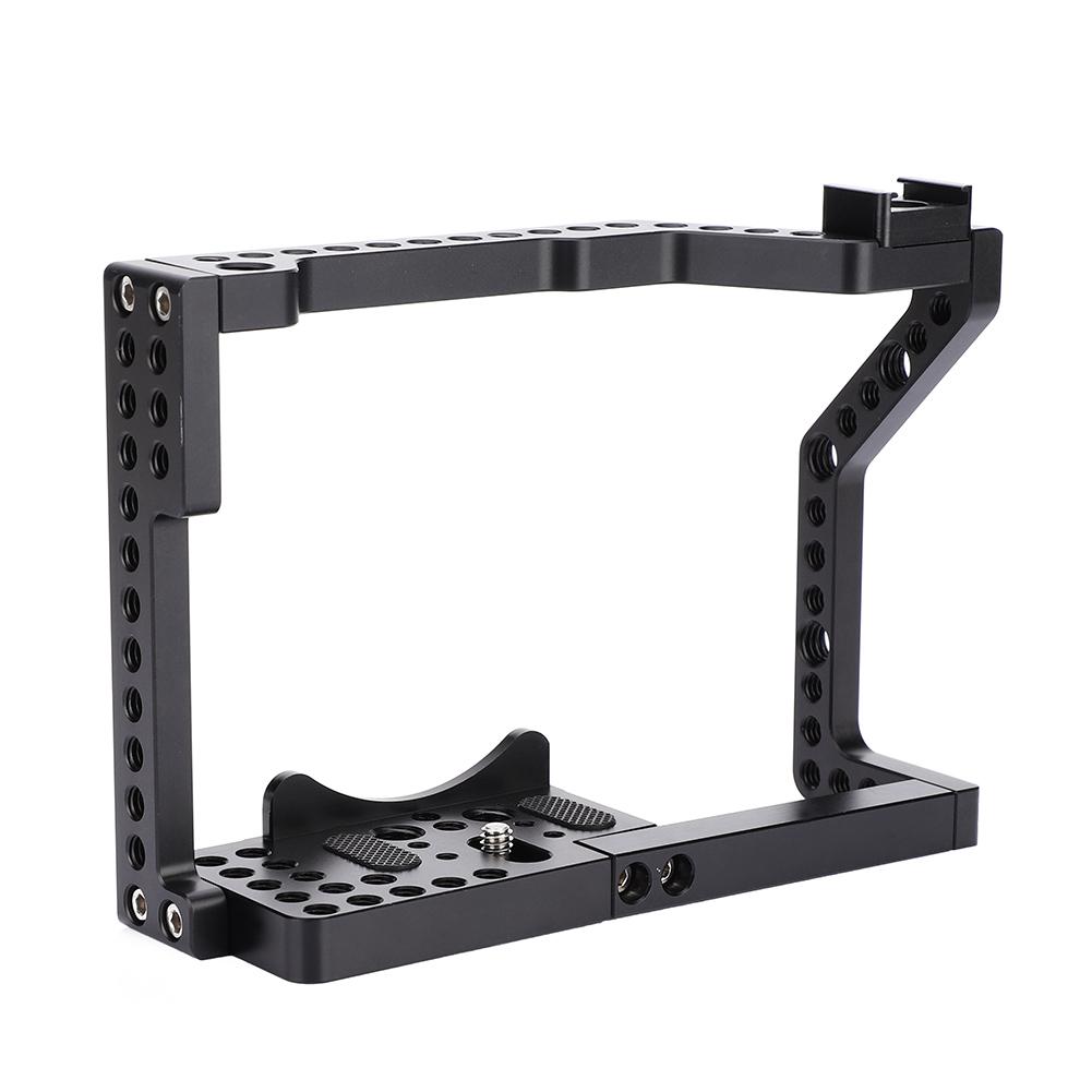 Aluminium Alloy 1 4 Screw Multiple Holes Camera Cage Rig for Panasonic GH4 5