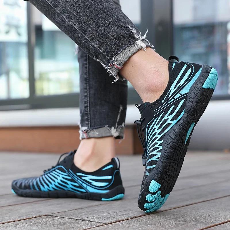 Shoes for Man Anti Slip Breathable Beach Shoes Lightweight Comfortable Quick Drying Water Shoes  Fashionable Men Aqua Shoes