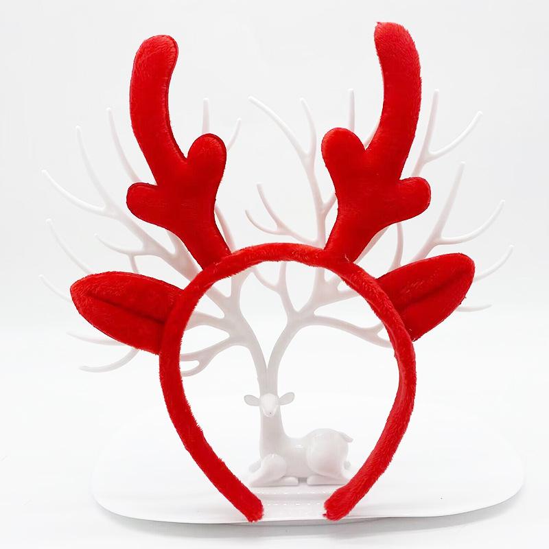 Weihnachts-Stirnband aus Rentiergeweih: Plüsch, Fairy Mori Stil für Kinder & Erwachsene