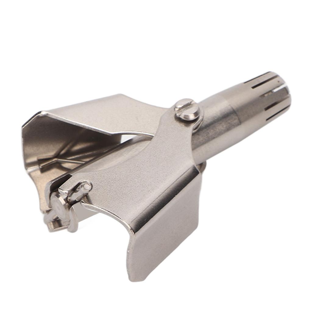 Manual Nose Hair Trimmer 360 Degrees Rotate Stainless Steel with R Round Head Nasal Hair Trimmer for Men