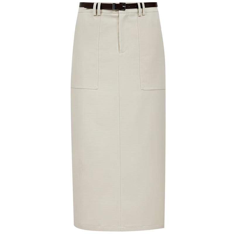 

VEROMODA 2025 Summer Belted Straight Skirt L