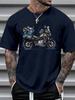Summer Unisex Versatile Tshirt Graphic Print Short Sleeve Streetwear Casual Fashion Pure Cotton Apparel Tshirt