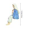 Sitting Design Virgin Mary Statue Resin Material Desk Companion Blessed Mother Mary Virgin Mary Ornament for Car Dashboard