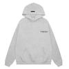 2022SS Versatile Hooded Sweatshirt with Black Flocked Lettering - FOG Essentials 1977 Series