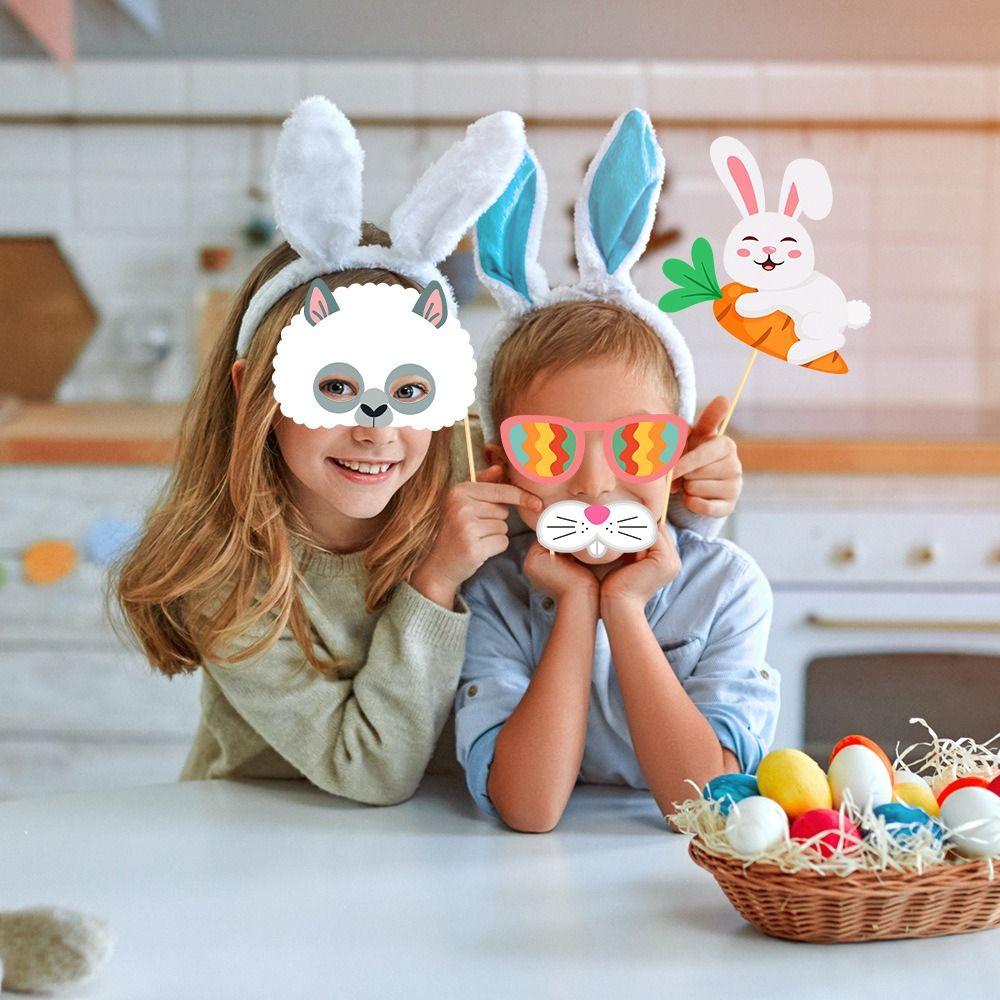 Cute Easter Photo Booth Props Elegant Happy Easter Decor DIY Photo Prop  Holiday Festival Decor