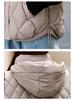 Gilet Matelassé à Capuche pour Femme Automne/Hiver 2024, Court Gilet Matelassé