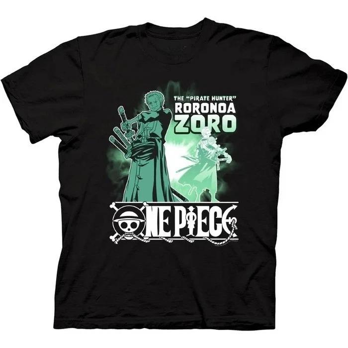 

One Piece Anime Roronoa Zoro Printed Tshirt Unisexs and Womens Tshirt Unisexs Top Sports Tshirt 2026 Summer New S