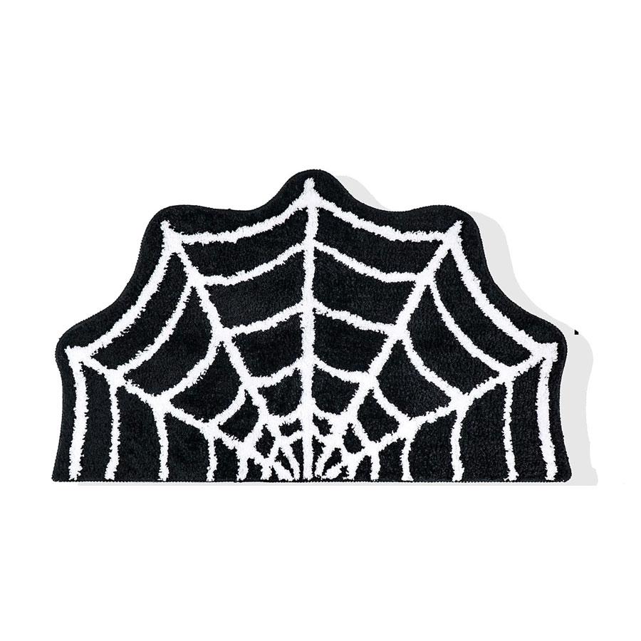 

Halloween Bath Mat Gothic Bedroom Carpet Spider Web Floor Bathroom Home Decor Decoration Kitchen Living Rugs Room Rug Mats 40cmX60cm