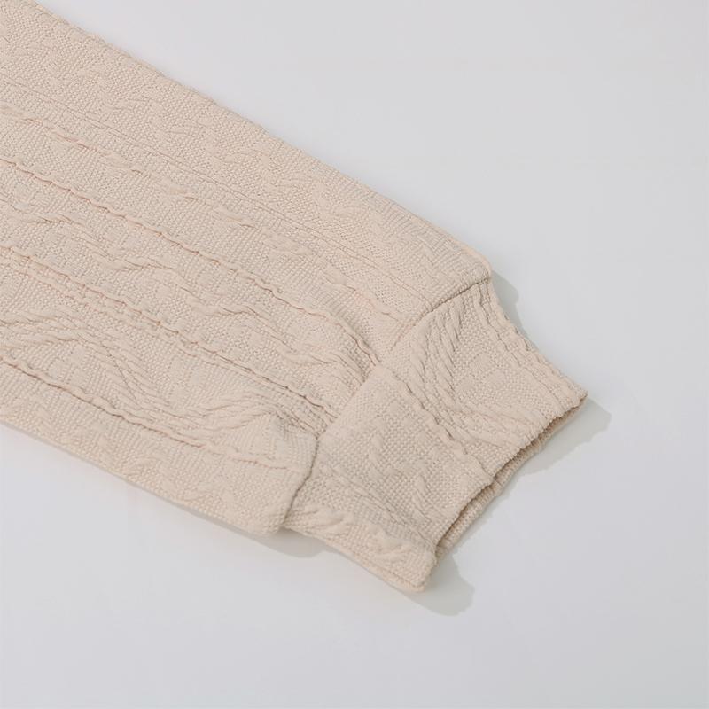 Herbst frauen Mode Lässig Taste Dekoration Einfarbig Langarm Unregelmäßigen Revers Pullover