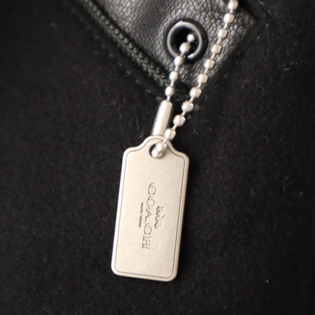 Coach Stajan XS Black F34122 Varsity Jacket Padded Women Used