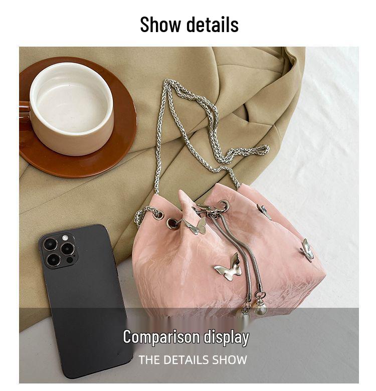 Trendy 2025 Bucket Chain Crossbody Bag - Versatile and Stylish Small Shoulder Bag