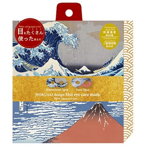 

Honyarado Ukiyo-e Wave & Fuji Eye Mask, 6-Piece Set, RLK38850