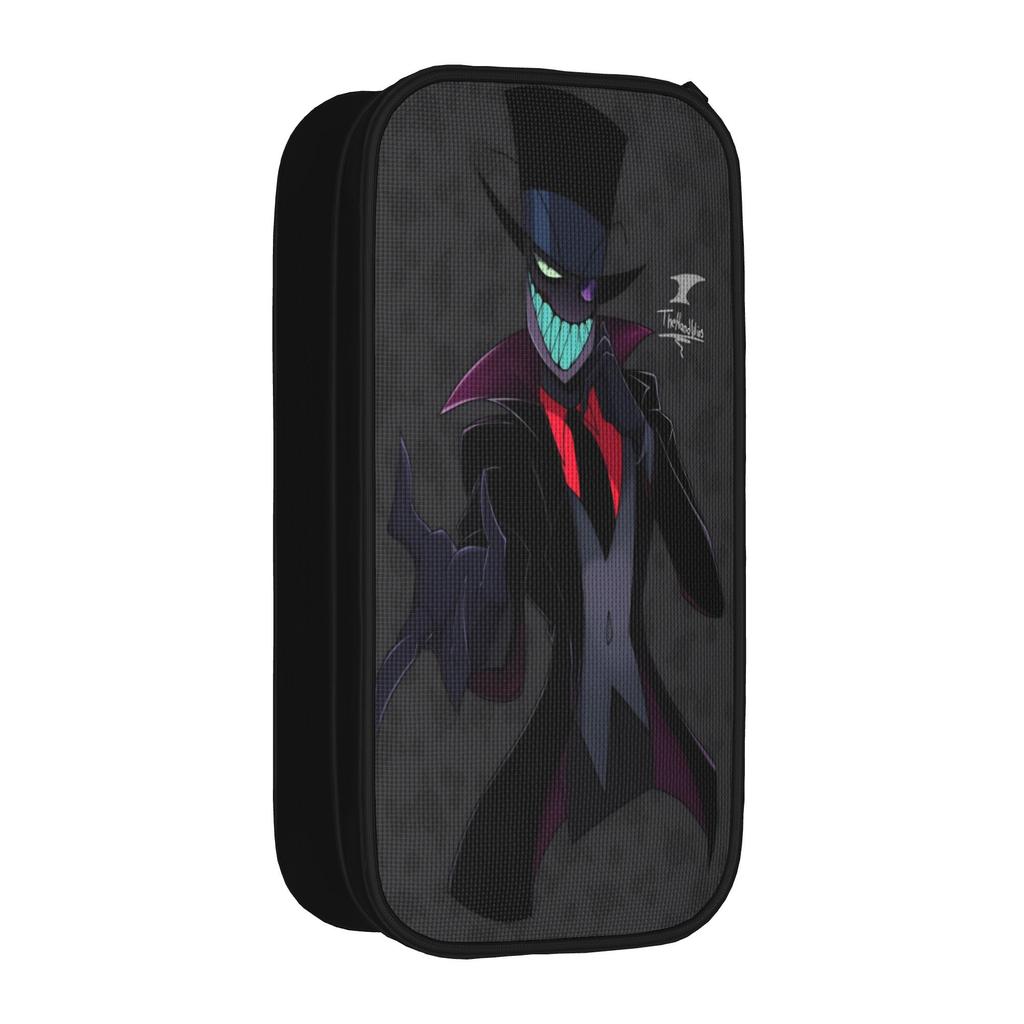 Large Pencil Case Villainous Comdy Office Accessories  Double Layer Pen Case Women Make Up Bag Suprise Gift