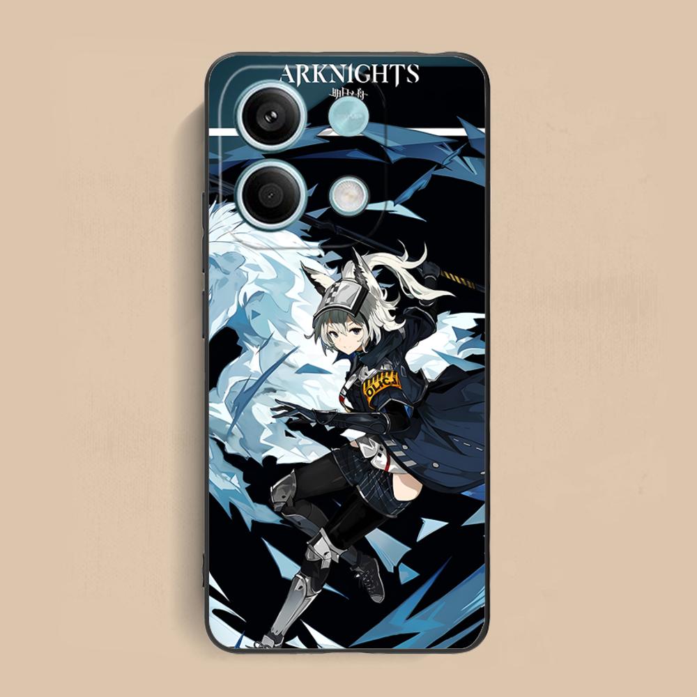Arknights Grani Matte TPU Mobile Phone Case for Xiaomi Redmi 15 14 13 12 A5 3 2 1 C Plus 4G 5G Colorful Printing Cover