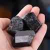 Black Tourmaline, 1 Piece Hling  S,   Stones for Tumbling, Fountain Stones, Decoration, Polishing, Wicca Reiki for Necklace, Bracelet,