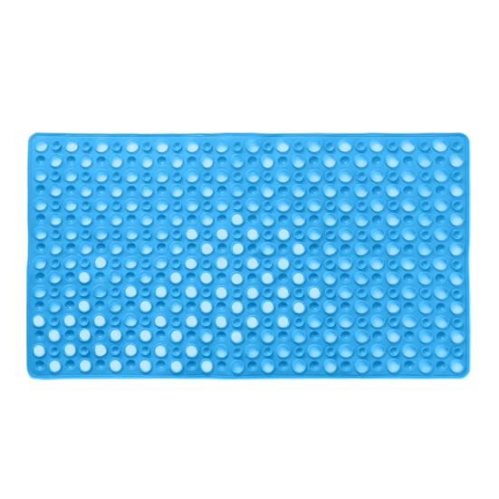 Bath Tub Mat Suction Cup Bath Shower Mat Non-Slip Bathtub Rug with Drain Holes Machine Washable Mat for Bathroom Floor Tub