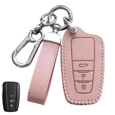 Módní pouzdro na klíče od auta s plným krytem pro Toyota Prius Camry Corolla CHR C-HR RAV4 Land Cruiser Prado Keychain Accessories