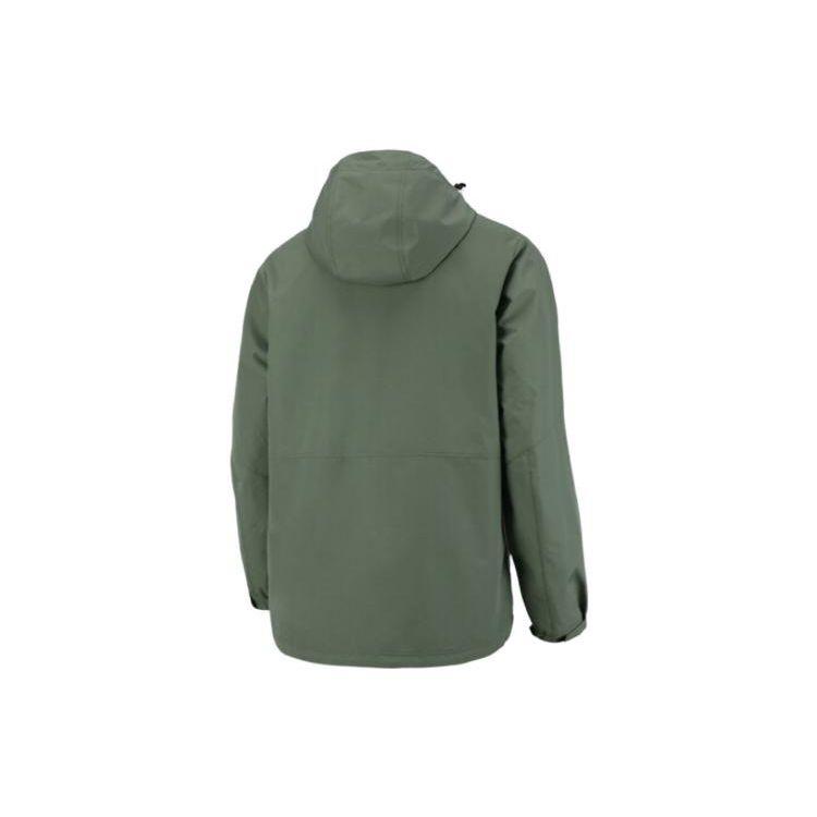 Li Ning Logo Printed Zip-Up Hooded Three-In-One Parka Men Outerwear Green AWBR017-2