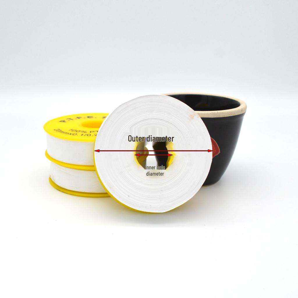 Polytetrafluoroethylene Gas & Water Sealing Tape for Plumbing