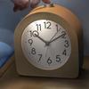 Sveglia Senza Ticchettio Sveglia Retro in Legno con Quadrante Luce di Allarme Silenziosa Orologio da Tavolo con Funzione Snooze