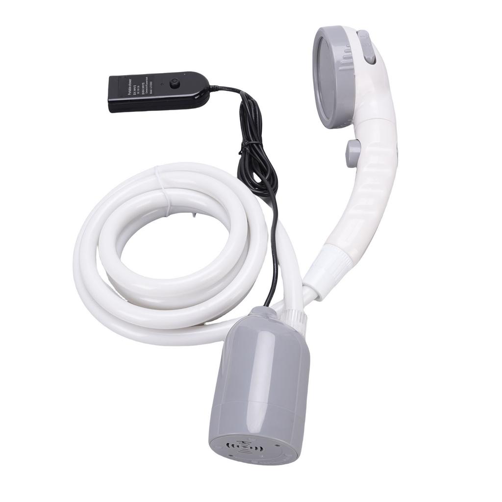 Tragbare Campingdusche Auto- oder USB-betrieben Outdoor Elektrische Duschpumpe Set IPX7 Wasserdicht 3