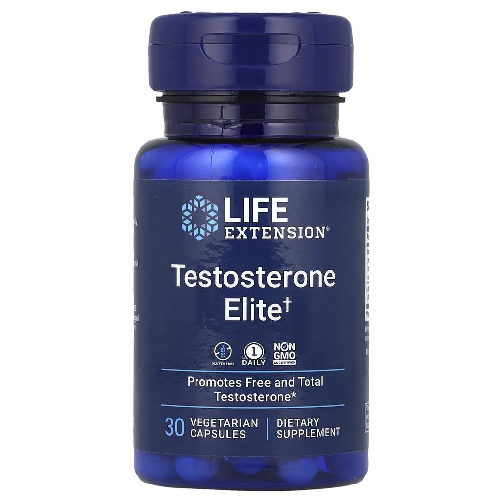 Testosterone Elite, Veggie Capsules 30