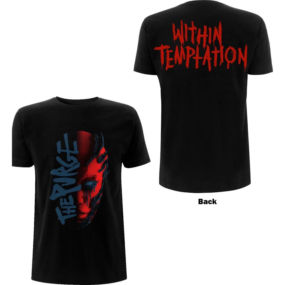 Within Temptation Purge Outline Ladies Unisex Tshirt S
