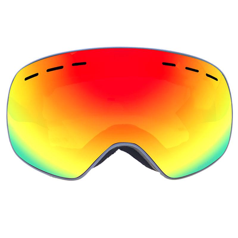 Double-Layer Anti-Fog Ski & Mountaineering Goggles for Enhanced Clarity - Suitable for Kids, Men, and Women.