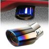 Stainless Steel Exhaust Muffler Tip Universal Car Exhaust Tail Pipe Auto Replacement Parts for VW Jetta, Golf 6, Golf 7 MK7 1.4