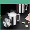 Lfgb Insulating Certificate Heat 316 Stainless Steel Mug Water Cup Never Broken Mark Cup Dustproof Office Tea Milk Cup With Lid