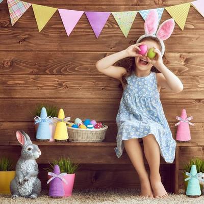 5 Pcs Easter Yarn Wrapped Mini Trees - Pastel Multicolor - Easter Decorations